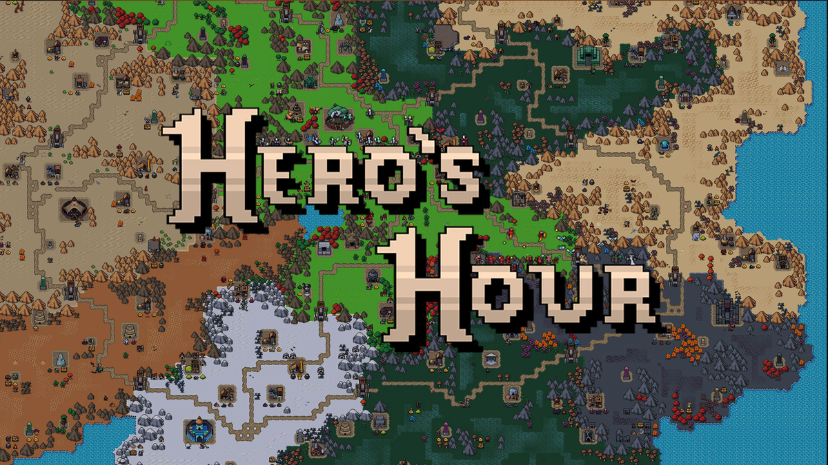 ✅Hero's Hour — это независимая стратегическая игра с элементами RPG, действия в которой ведутся частично в пошаговой системе, а частично в реальном времени.