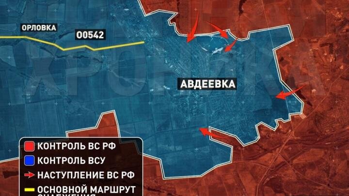 Главным местом боестолкновений последних суток стала Авдеевка, где русская армия успешно ведет наступление, постепенно овладевая оборонными сооружениями Украины.-2