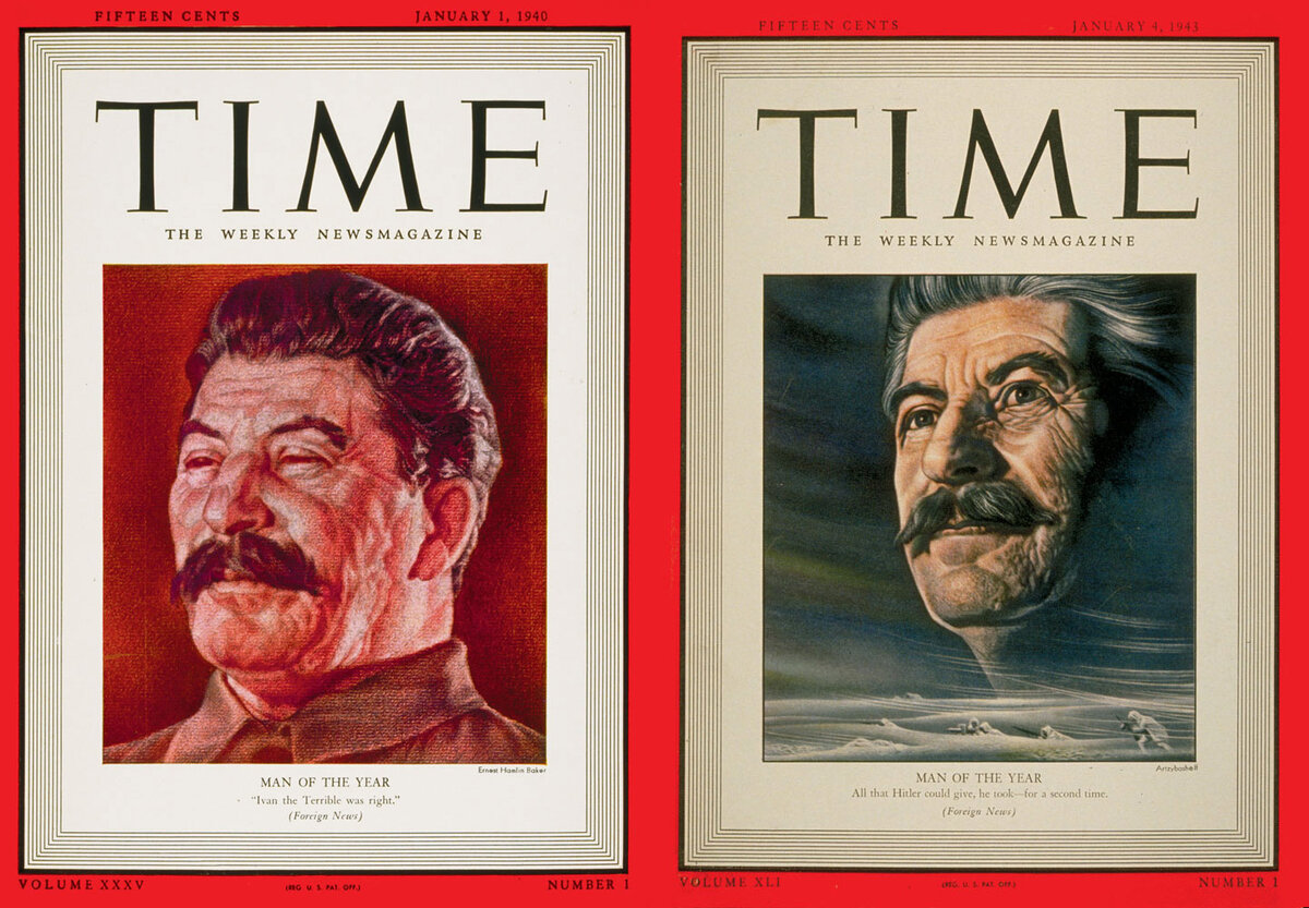 Иосиф Сталин на обложке журнала «Time»