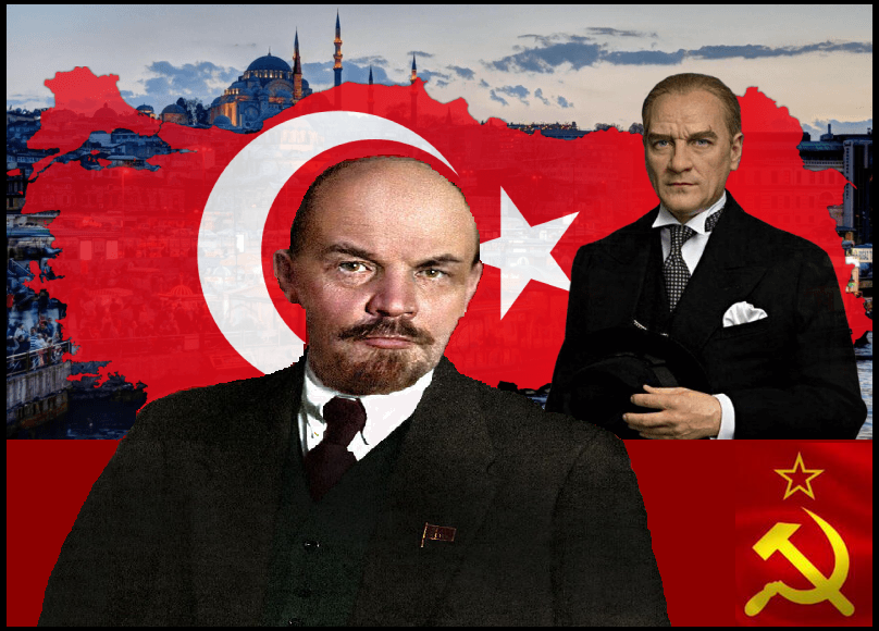 Ленин и Ататюрк (изображение взято из открытых источников)